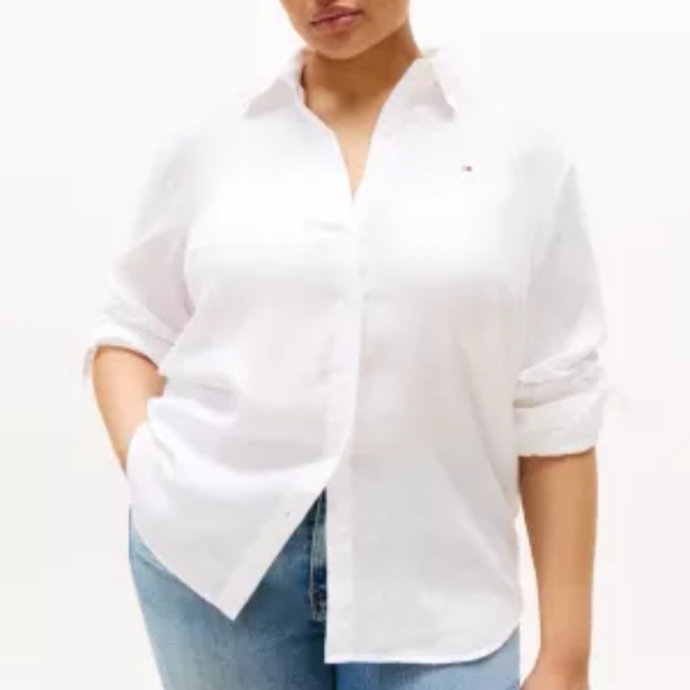 Tommy Hilfiger White Button-Down Shirt